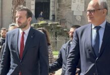 Roma, visita a Malagrotta di Gualtieri con commissario Ue Sinkevicius