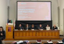 Toscana, parte da palazzo del Pegaso Festival itinerante lingua italiana