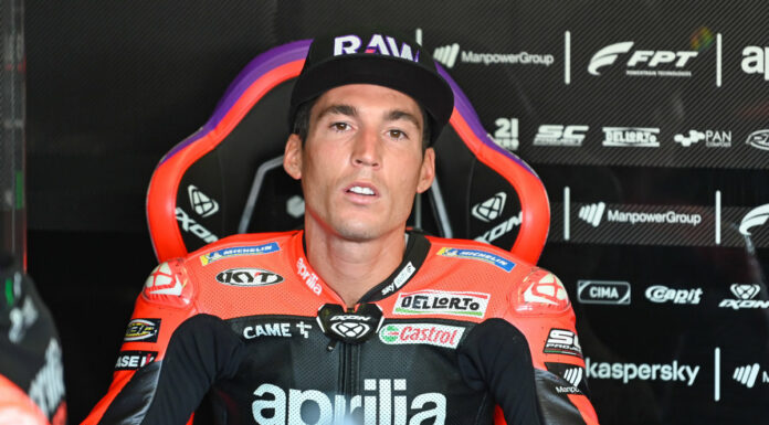 Espargarò e Vinales, doppietta Aprilia nelle libere MotoGp