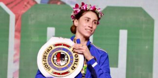 Testa vince l’oro mondiale a Nuova Delhi, Chaarabi argento