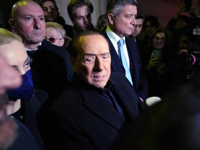 Elezioni Regionali della Lombardia ,Silvio Berlusconi si reca a votare