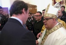 Noto, il principe Jaime di Borbone alla consacrazione del vescovo monsignor Rumeo