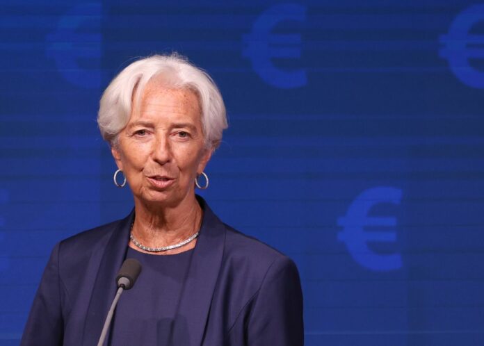 BRUXELLES - Christine Lagarde, presidente della Banca centrale europea
