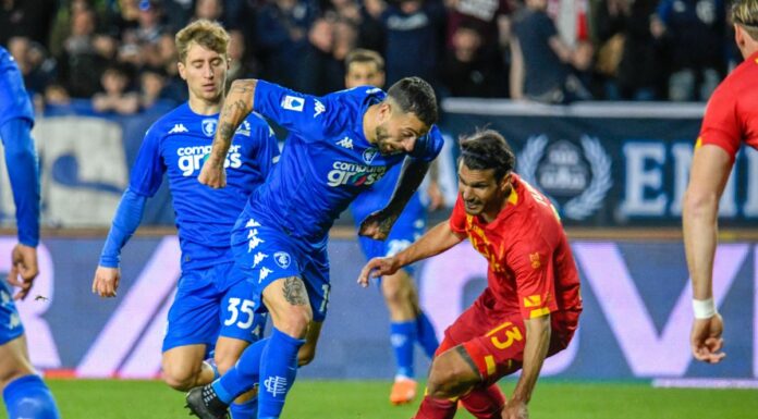 L’Empoli batte il Lecce 1-0, decide un rigore di Caputo