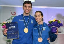 Veroli oro nel fioretto ai Mondiali Giovani, bronzo Grandis