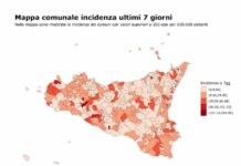 In Sicilia -7,13% di contagi Covid, in discesa anche ricoveri