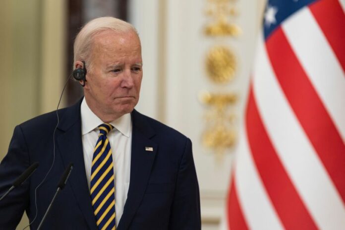Ukraine, Kiev: Meeting of the US President Joe Biden with Ukrainian President Volodymyr Zelensky