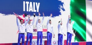 Artistica, Italia oro europeo a squadre uomini