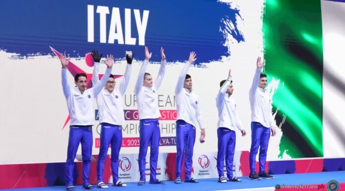 Artistica, Italia oro europeo a squadre uomini