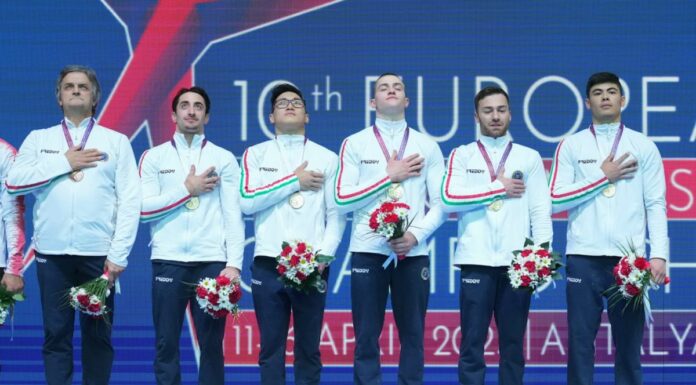 Ginnastica artistica, Italia oro europeo a squadre uomini