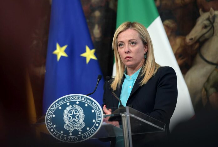 Roma 05/04/2023
La Presidente del Consiglio Giorgia Meloni riceve a Palazzo Chigi il Presidente del governo spagnolo Pedro Sanchez