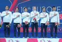 Europei artistica, Italia argento a squadre donne