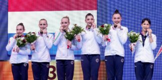 Ginnastica artistica, Italia argento europeo a squadre donne