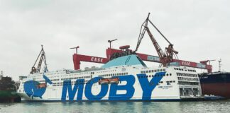 Consegnato a Moby il traghetto passeggeri più grande al mondo