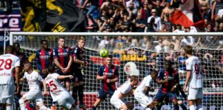 Pobega risponde a Sansone, Bologna-Milan 1-1