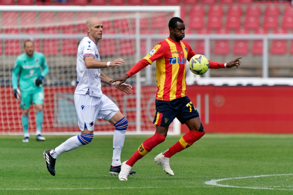 Lecce-Sampdoria 1-1, a Ceesay risponde Jesè