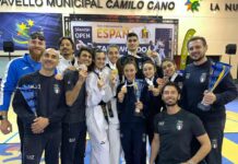 Taekwondo, sette podi per l’Italia allo Spanish Open