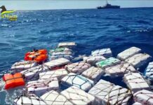 Sequestrate 2 tonnellate di cocaina, galleggiavano nel mare di Catania