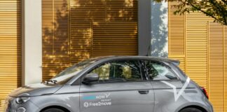 Nuova Fiat 500 nel car sharing di Free2move a Parigi