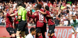 Tris Salernitana al Sassuolo, salvezza più vicina