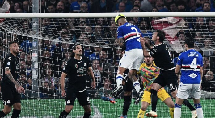 Verde risponde ad Amione, Sampdoria-Spezia 1-1