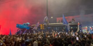 A Napoli esplode la festa, in migliaia per gli azzurri