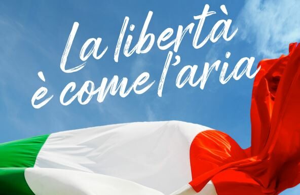 25 Aprile, frase di Calamandrei nel manifesto celebrativo