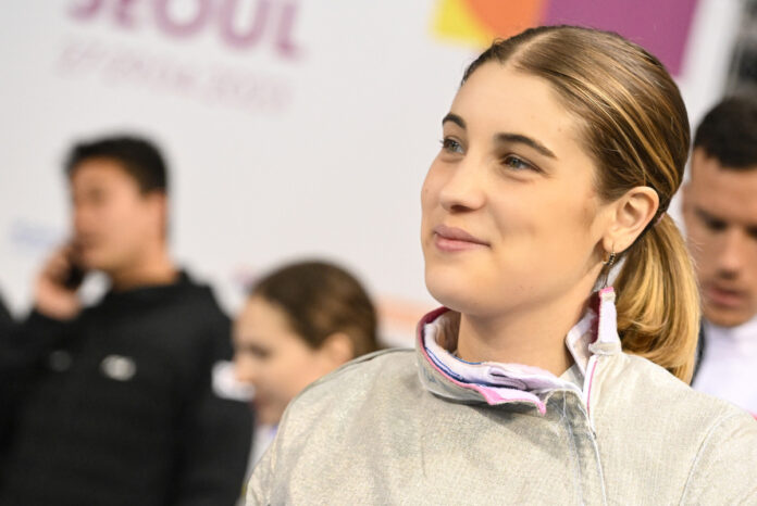 Sabre WomenIn photo: PASSARO Eloisa ITALY Photo Augusto Bizzi