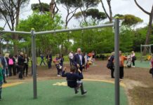 Una nuova area ludica a Porta Pinciana a Villa Borghese