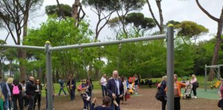 Una nuova area ludica a Porta Pinciana a Villa Borghese