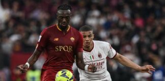Roma-Milan 1-1, Abraham e Saelemaekers in gol nel recupero