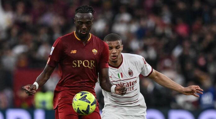 Roma-Milan 1-1, Abraham e Saelemaekers in gol nel recupero