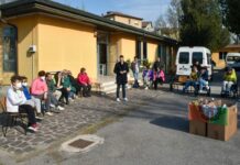 Uova di Pasqua del gruppo Curva Sud del Venezia a ospiti comunità