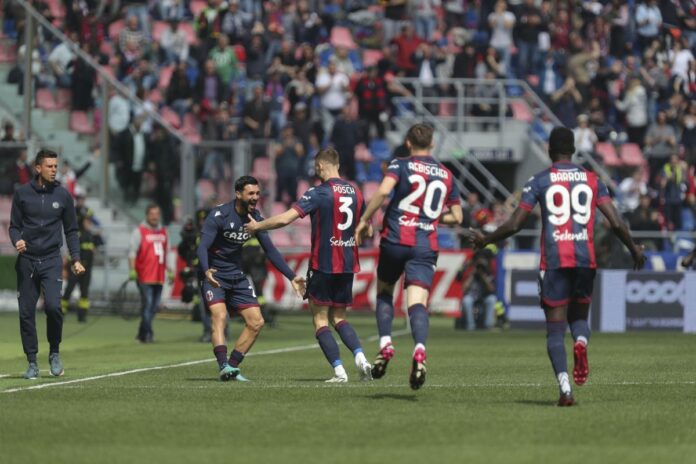 italian soccer Serie A match Bologna FC vs Udinese Calcio