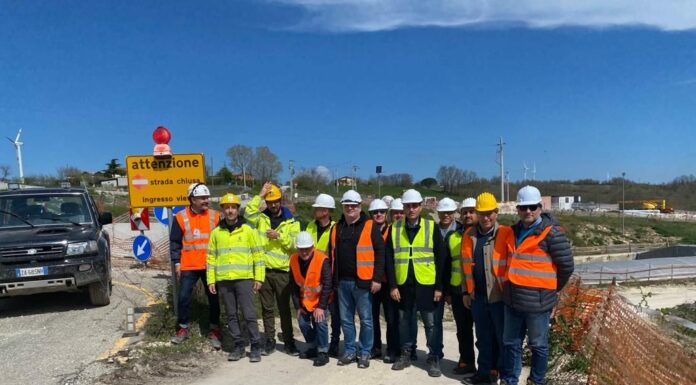 Ordine degli Ingegneri di Benevento visita cantiere variante San Marco