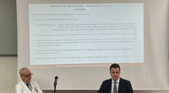 Prevenzione infarto miocardio acuto, al via screening gratuito