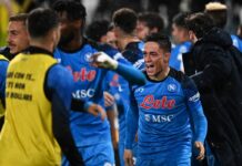 Il Napoli batte la Juve 1-0, scudetto sempre più vicino