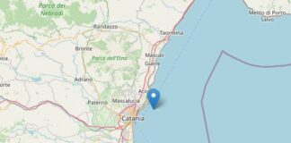 Scossa di terremoto magnitudo 4.4 nel Catanese