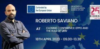 Procura europea e lotta a criminalità, lezione di Roberto Saviano a Milano-Bicocca
