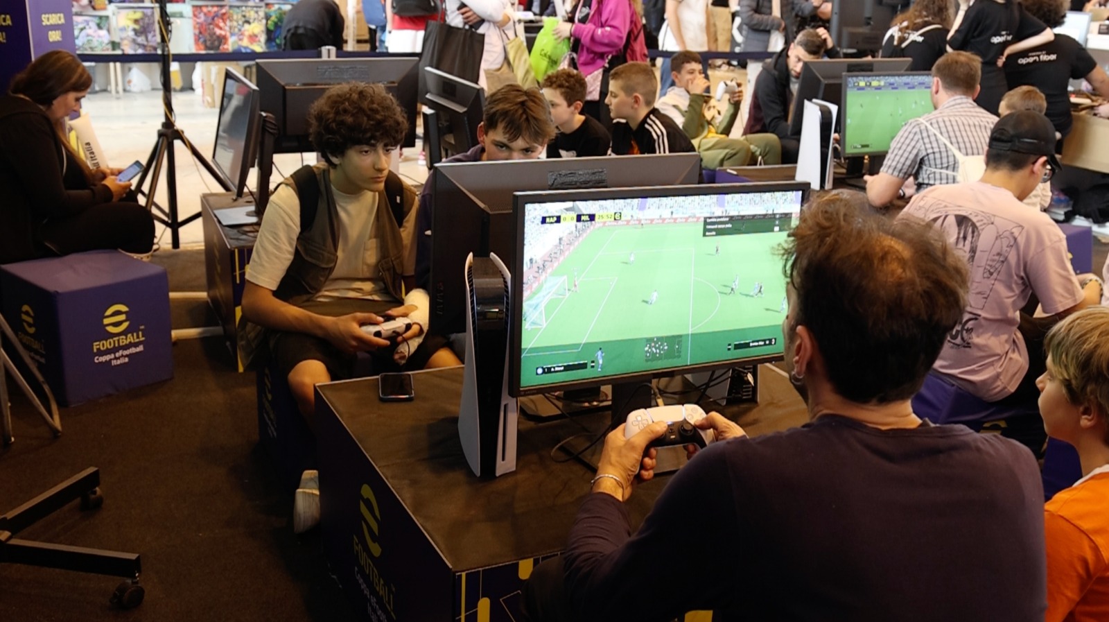 Open Fiber, al Comicon la fibra per la Coppa eFootball Italia Open Fiber, al Comicon la fibra per la Coppa eFootball Italia