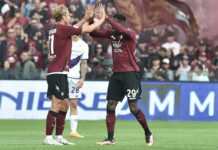 Non basta la tripletta di Dia, Salernitana-Fiorentina 3-3