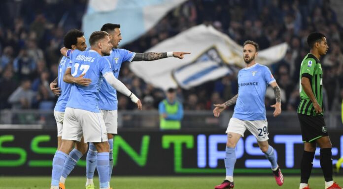 Lazio-Sassuolo 2-0, i biancocelesti restano al 2° posto