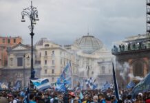 Scudetto al Napoli dopo 33 anni, grande festa azzurra