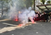 Lega serie A, protesta tifosi Samp. Claudio Lotito contestato a Milano