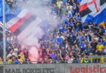 La Sampdoria perde in casa dell’Udinese e retrocede in Serie B