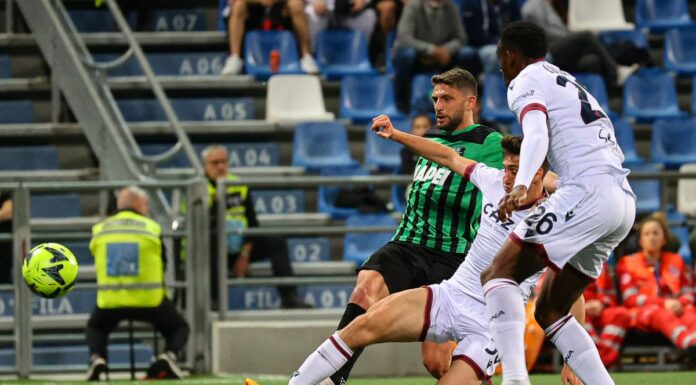 Dominguez risponde a Berardi, Sassuolo-Bologna 1-1