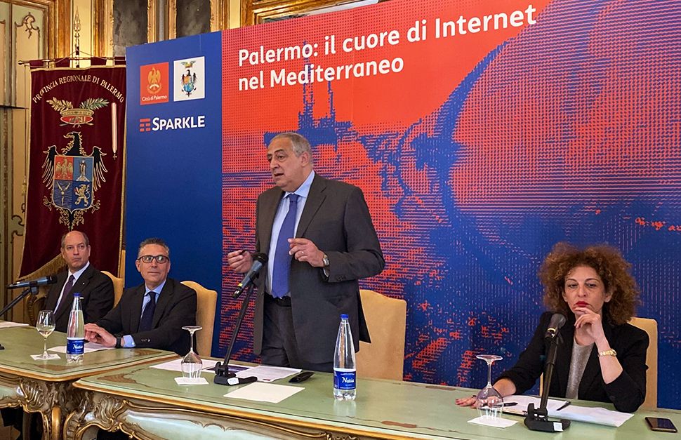 Sparkle, con BlueMed Palermo si conferma hub internet nel Mediterraneo