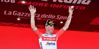 Pedersen vince in volata la 6^ tappa, Leknessund in rosa