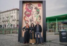 In mostra a Milano il tattoo-murales più grande al mondo