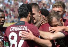 Salernitana-Atalanta 1-0, decide Candreva nel recupero